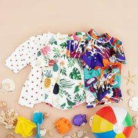 Thumbnail for SunnyGuard – Summery & Protective – Anti-UV Children's Swim Shirt with Short Sleeves