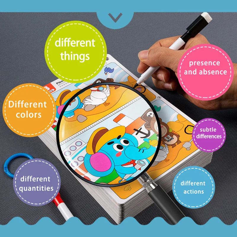 Spot the Difference Game – Concentration & Learning – Card Game