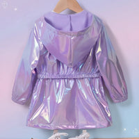 Thumbnail for LumiBreeze – Shiny & Light – Children's Raincoat with Hood