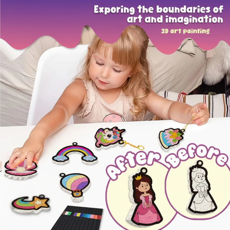 Magic Puff Paint – Creative & Interactive – Craft Kit with Magical Foam Texture