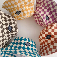 Thumbnail for Bucket Hat – Cute & Protective – Children's Checkered Hat
