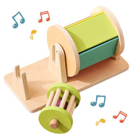 Thumbnail for Sensory Drum™ – Colors & Shapes Game - Wooden Montessori Toys