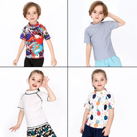 Thumbnail for SunnyGuard – Summery & Protective – Anti-UV Children's Swim Shirt with Short Sleeves