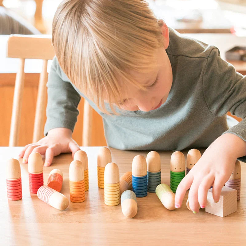 Rainbow Blocks™ – Creative Coloring Fun – Wooden Coloring Play Set