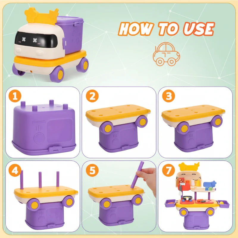 FoodDrive – Interactive & Creative – Car Kitchen Play Set