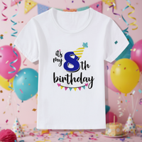 Thumbnail for Birthday Graphic Tee – Cute & Lighthearted – Kids' Birthday T-shirt