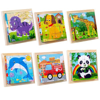 Thumbnail for CubePuzzle – Fun & Educational - 3D Wooden Blocks Puzzle