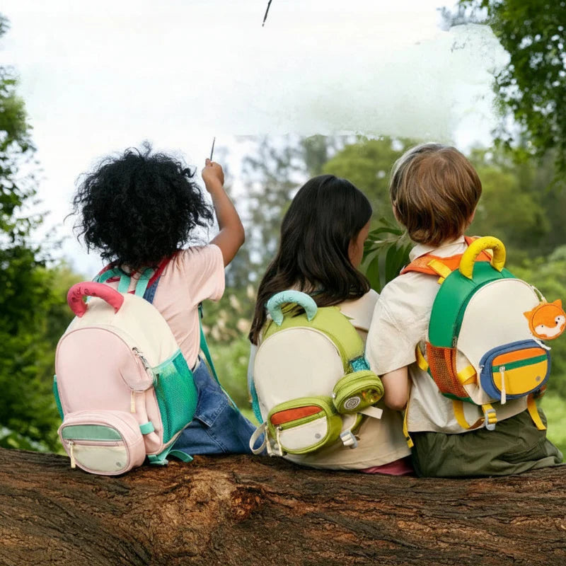 KidPack – Lightweight & Comfortable – Lightweight School Bag with Water Bottle Holder