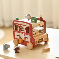 Thumbnail for BusyRide – Educational & Versatile – Wooden Montessori Activity Bus