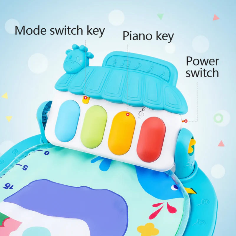 Musical Baby Play Gym – Colorful & Educational – Baby Gym Mat