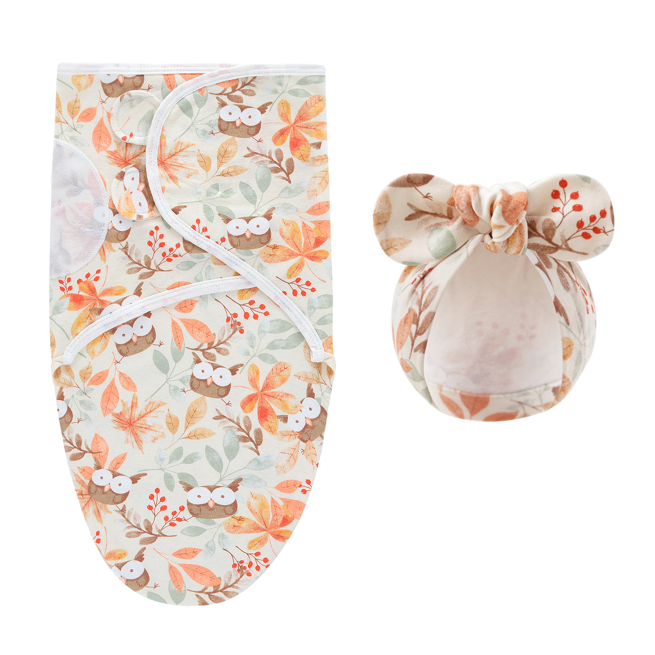 DreamNest – Peace & Comfort – Luxury Swaddle Blanket with Hat