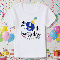 Thumbnail for Birthday Graphic Tee – Cute & Lighthearted – Kids' Birthday T-shirt