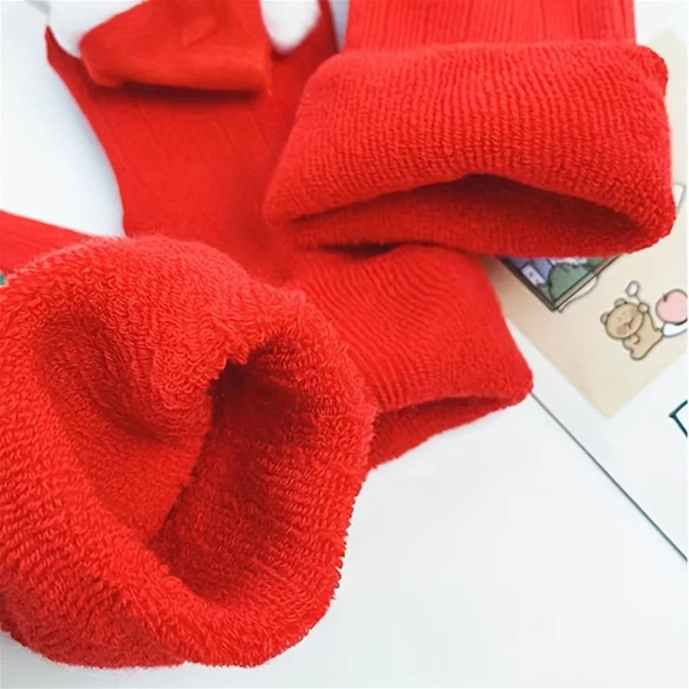 BabyClaus – Thick & Comfortable – Winter Christmas Socks with Santa