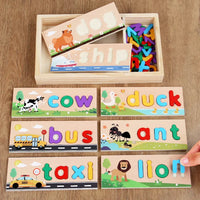 Thumbnail for AlphaPuzzle – Learn English words – Wooden Spelling Puzzle