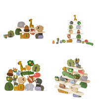 Thumbnail for Animal Stackers™ - Smart Stacking - Wood Animals Stacking Toys