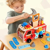 Thumbnail for BuildRescue – Educational & Creative – Wooden Fire Truck