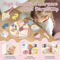 Thumbnail for Wooden Cake Cutting Toy – Creative & Role-Playing – Wooden Birthday Cake