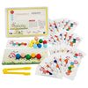 Wooden Clip Beads™ – Colorful Moving Fun with Caterpillar – Color & Motor Skills Toys
