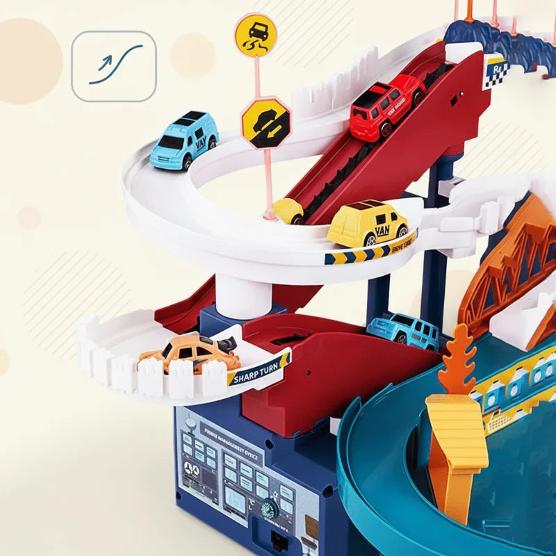 JurassicRun – Cool & Educational – Dino Race Track with Cars