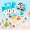 Montessori 3D Eggs Puzzle – Fun for Easter - Egg Sorting Game