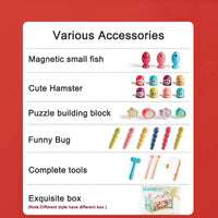 Thumbnail for Montessori Hammering Toy – Motor Skills & Learning – 8-in-1 Play Set