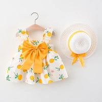 Thumbnail for Mini Fashion™ – Sweet & Summery - Fruit Dress (includes FREE straw hat)