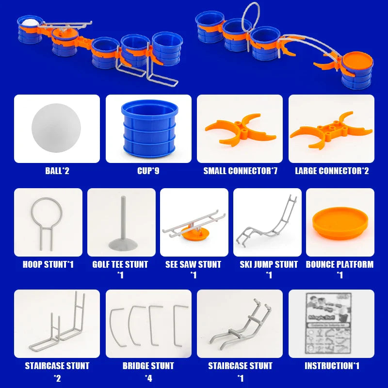 Cup Jump Ball Game – Active & Interactive – Puff Ball Board Game