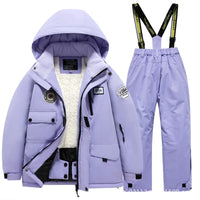 Thumbnail for GlacierFit – Breathable & Protective Waterproof – Ski Suit with Fleece Lining