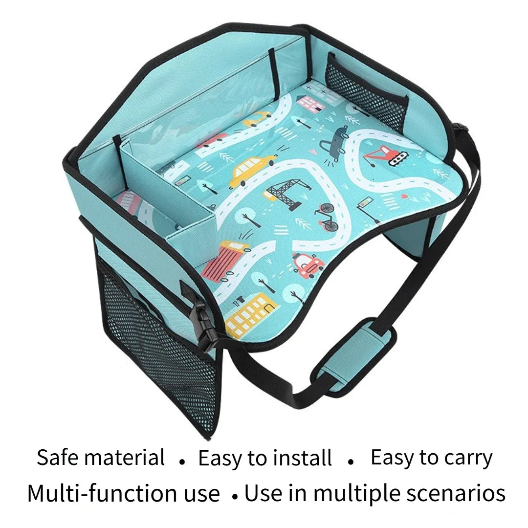 Portable Child Car Seat Table™ - Safe & Comfortable - Portable Child Car Seat Table