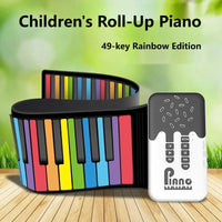 Thumbnail for Roll-up Piano Keyboard – Creative & Educational – Foldable Piano