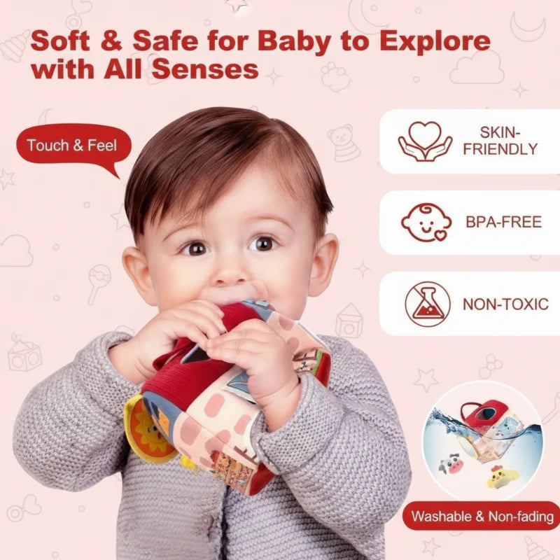 BabyBarn – Soft & Learning – Farmhouse with Plush Animals