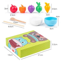 Thumbnail for Educational Play House™ – Fine Motor Skills & Color Recognition - Montessori Food Game
