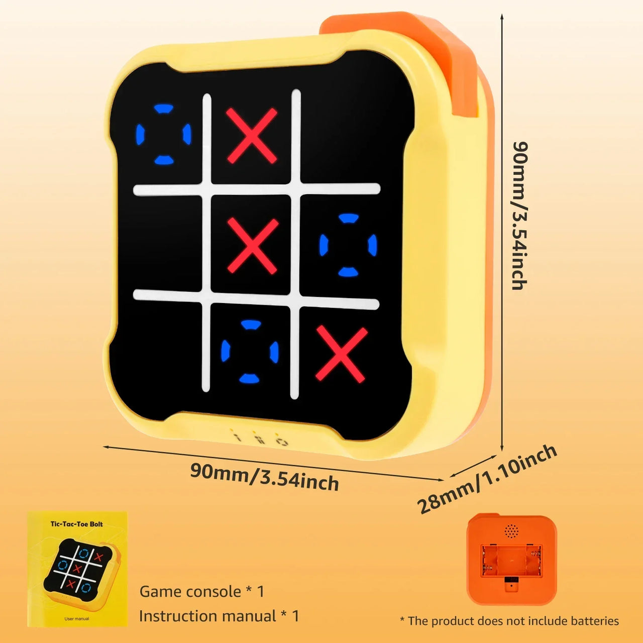 Tic Tac Toe Game™ - Strengthen Memory & Problem Solving Ability - Electronic Butter, Cheese & Eggs