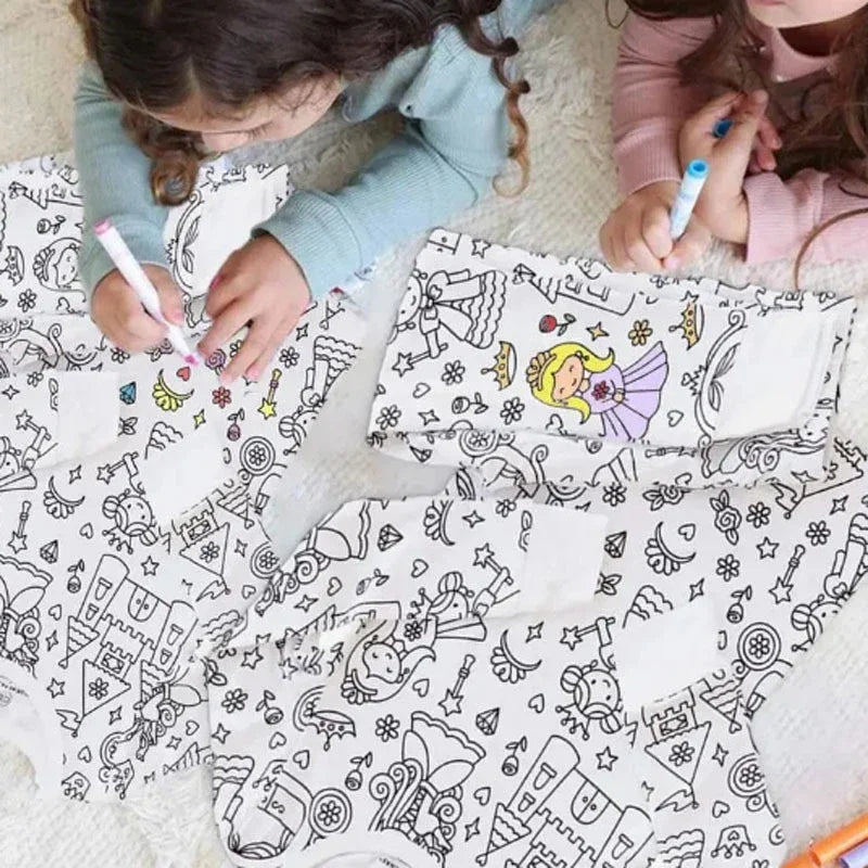 DIY Pajama Set™ – Color & Dream - Coloring Children's Pajama Set