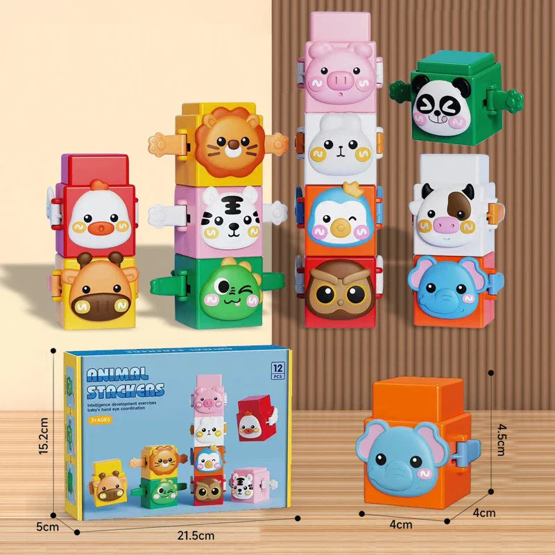 StackAnimals – Fun & Educational – Animal Stacking Play Set