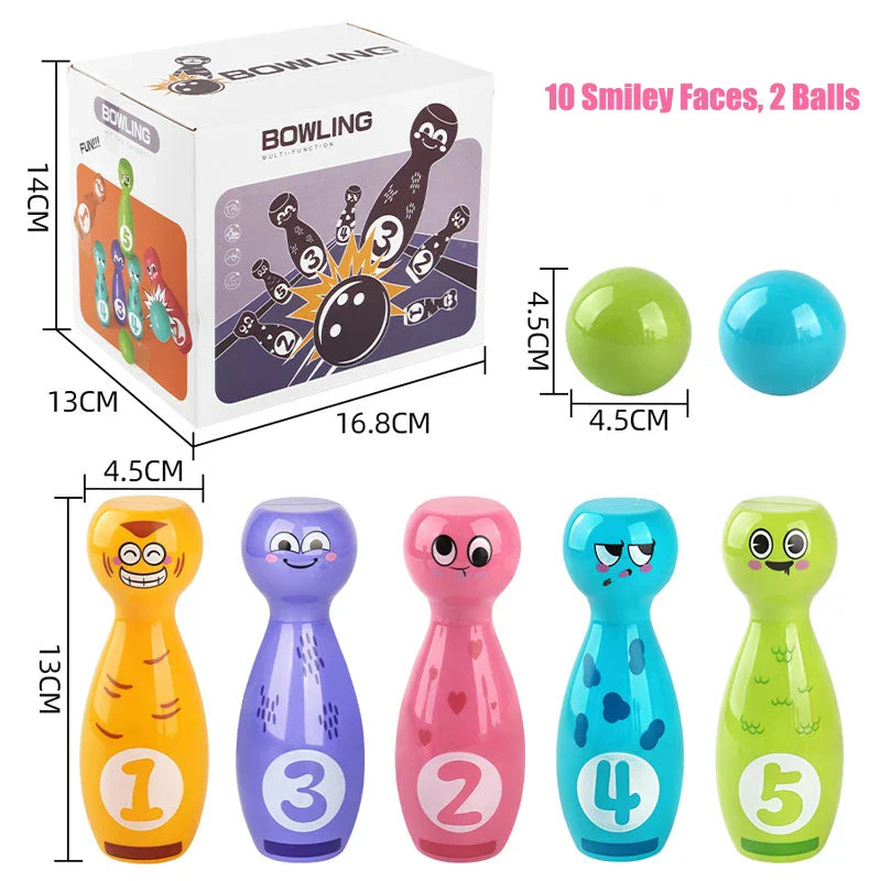 Bowling Game Set - Colorful & Fun - Toy Bowling Set