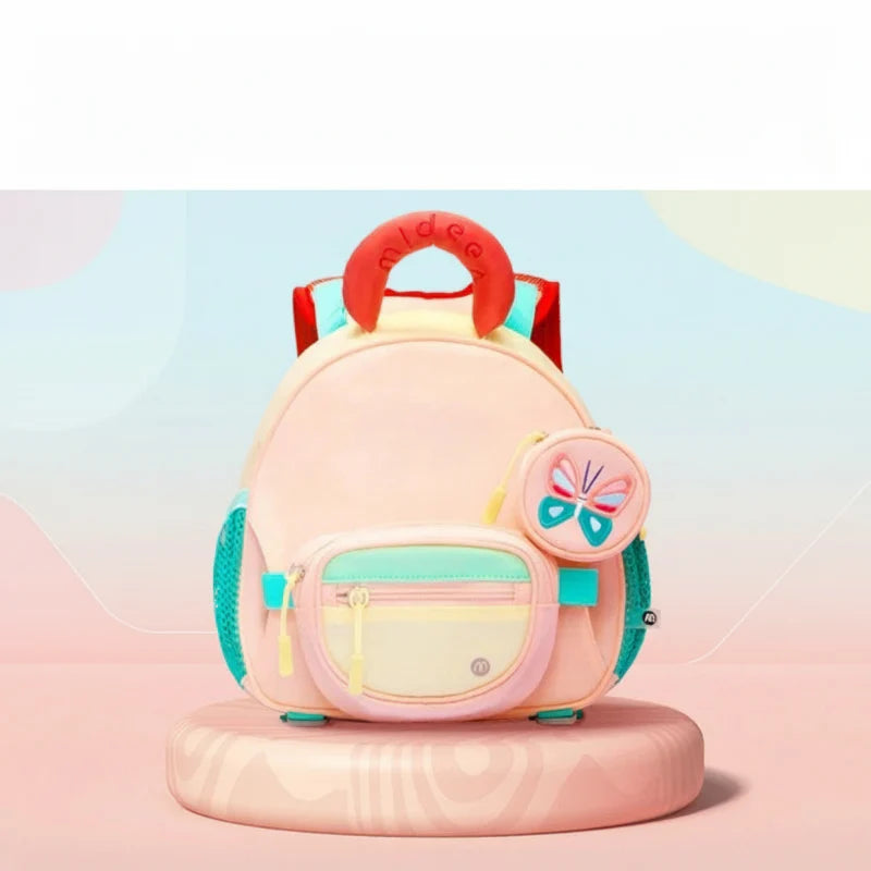 KidPack – Lightweight & Comfortable – Lightweight School Bag with Water Bottle Holder