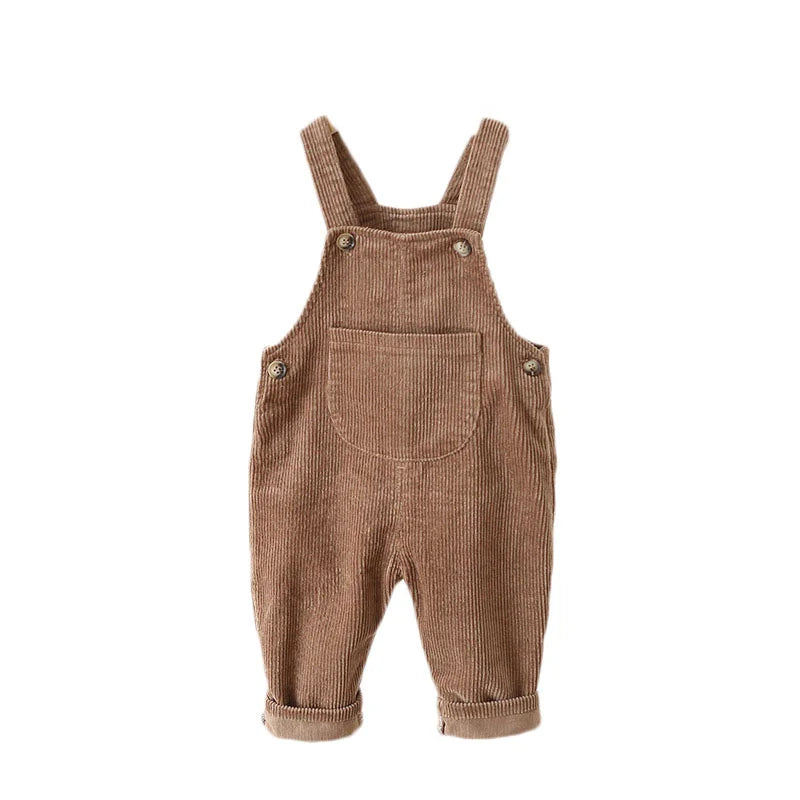 TinyTrend – Comfortable and stylish – Ribbed fabric dungarees