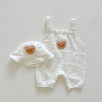Thumbnail for Mini Fashion™ - Cool & Comfortable - Baby garden pants with hat