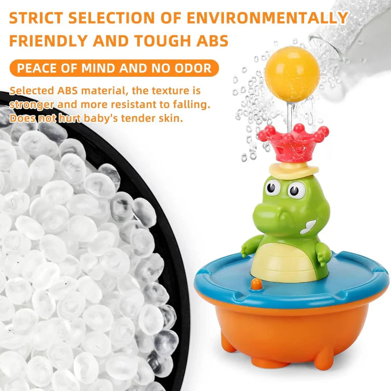Light Up Crocodile Bath Toy – Interactive & Water Fun – Crocodile Fountain Bath Toys