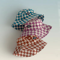 Thumbnail for Bucket Hat – Cute & Protective – Children's Checkered Hat