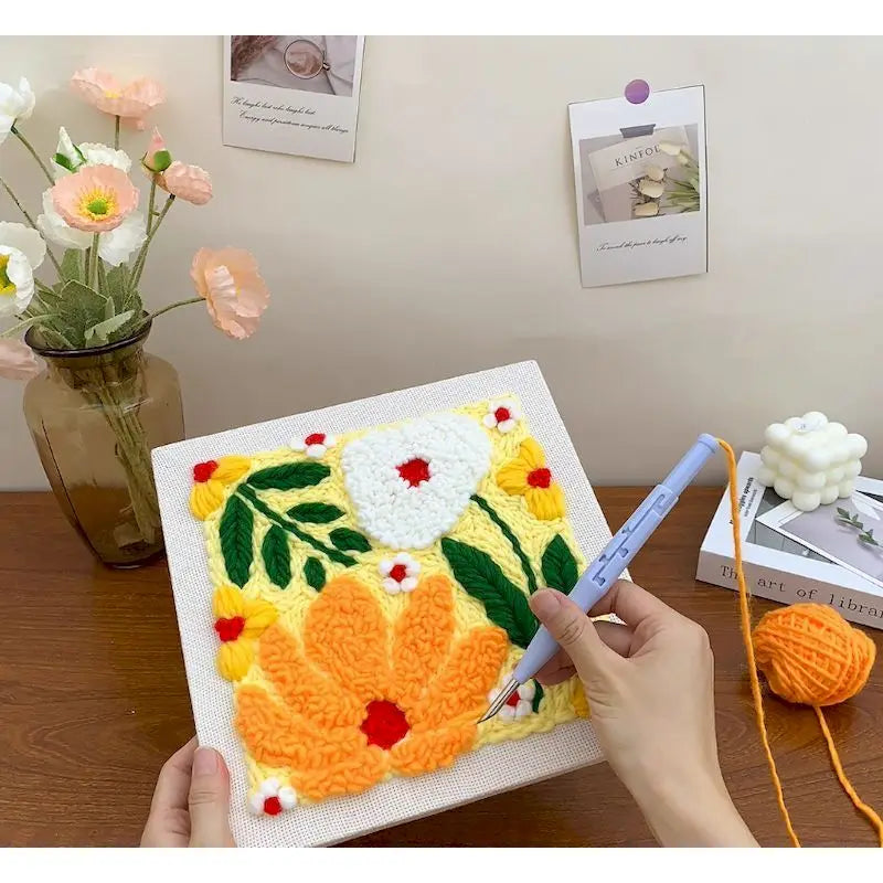 ThreadArt – Handmade & Colorful – Animal Embroidery Kit