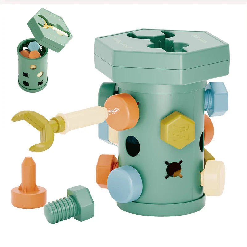 Magnet Toys™ - Creativity & Motor Skills - Montessori Sliding and Screwing Fun