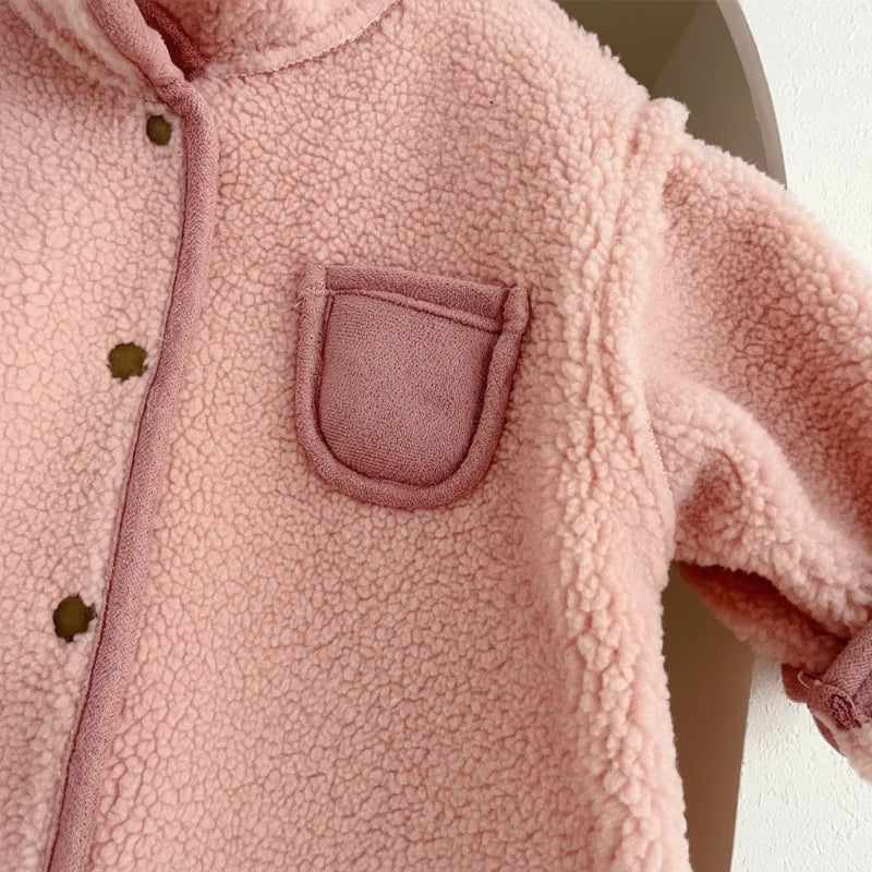 CozyNest – Cozy & Stylish – Thick Winter Romper with Hood