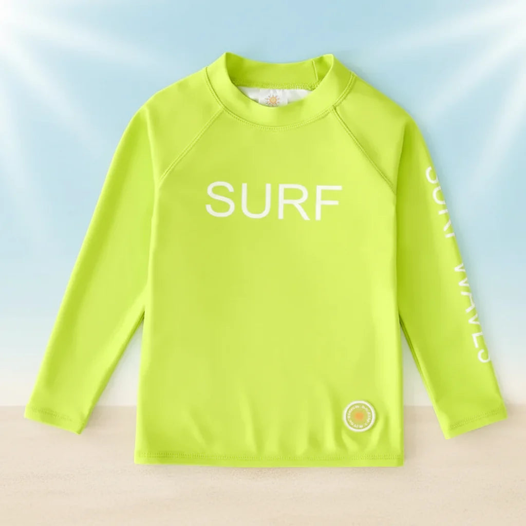 SunShield – Protective & Flexible – Children's Long-Sleeved Surf Shirt with UPF 50+