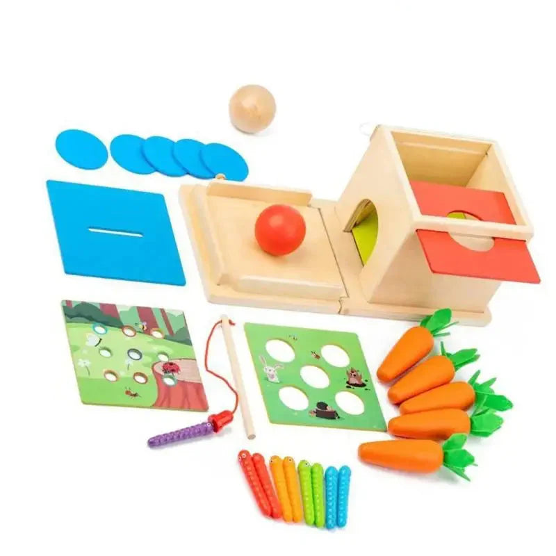 Smart Carrots –  Colors & Shapes - Wooden Sorting Toys