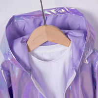 Thumbnail for LumiBreeze – Shiny & Light – Children's Raincoat with Hood