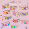 Personalized Charm Pin – Personal & Stylish – Name Brooch