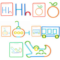 Thumbnail for Sticks & Rings – Smart & Creative - Wooden Shapes Puzzle