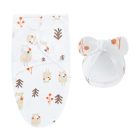 Thumbnail for DreamNest – Peace & Comfort – Luxury Swaddle Blanket with Hat